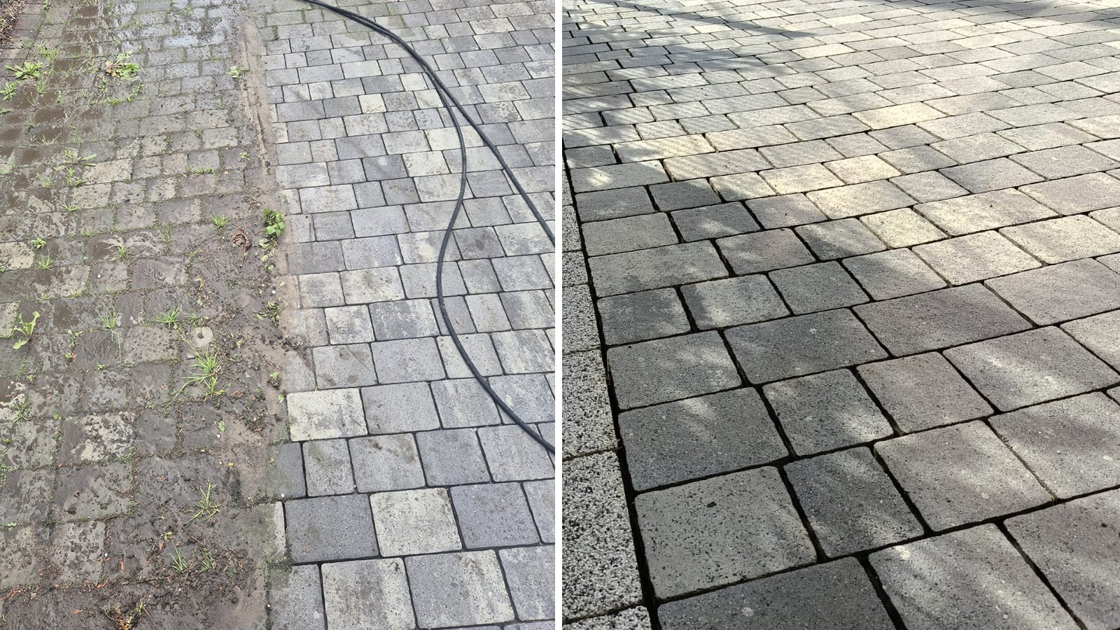 jak czyścić kostkę brukową